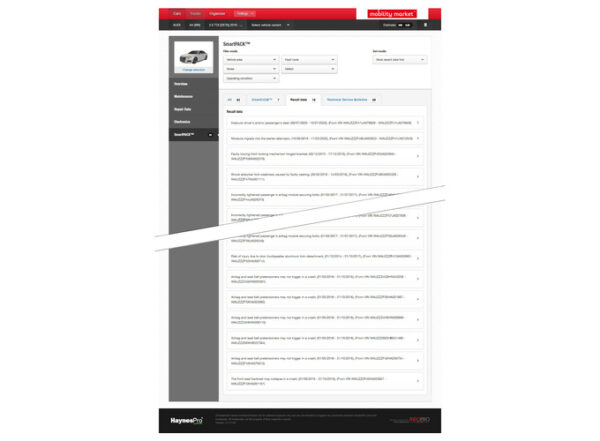 Zusatzbild 5 HaynesPro® WorkshopData™ 24 Stunden-Zugang